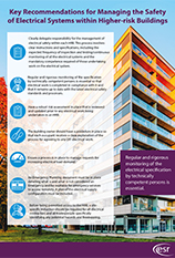 Key Recommendations for Managing the Safety of Electrical Systems within Higher-risk Buildings