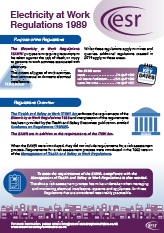 Electricity at Work Regulations 1989: A Focus on Systems