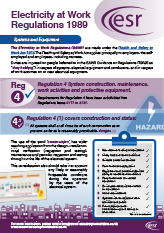 Electricity at Work Regulations 1989: Overview