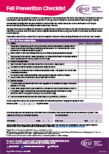 Prevent slips, trips and falls before they occur with this valuable checklist of common household hazards.